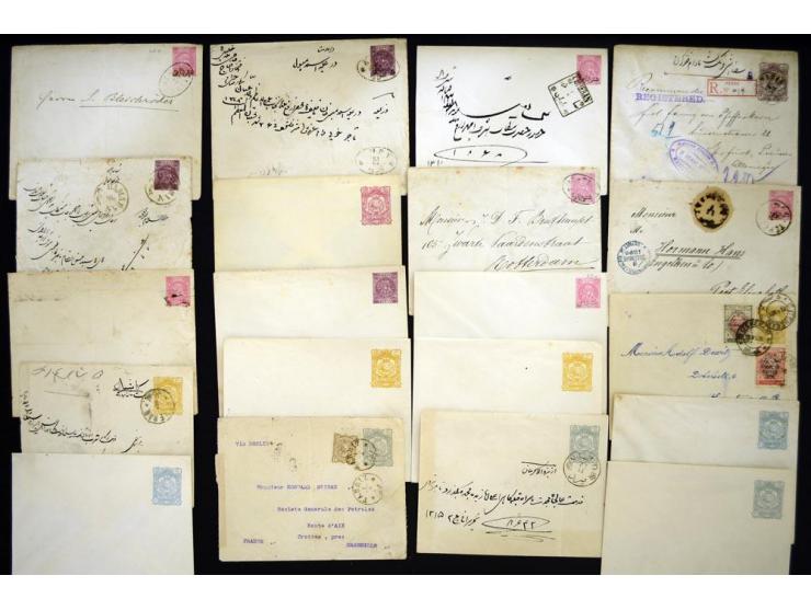 POSTAL STATIONARY: 1879/1904 (ca.), about 260 unused and used postal stationary envelopes and wrappers, including many items 