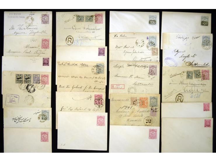 POSTAL STATIONARY: 1879/1904 (ca.), about 260 unused and used postal stationary envelopes and wrappers, including many items 