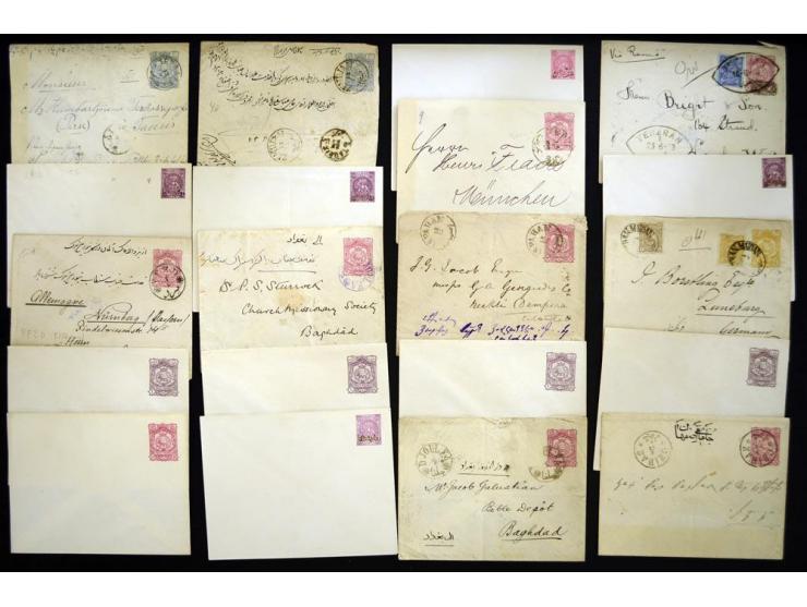 POSTAL STATIONARY: 1879/1904 (ca.), about 260 unused and used postal stationary envelopes and wrappers, including many items 