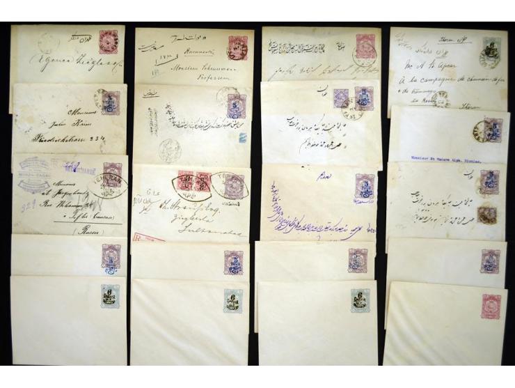 POSTAL STATIONARY: 1879/1904 (ca.), about 260 unused and used postal stationary envelopes and wrappers, including many items 