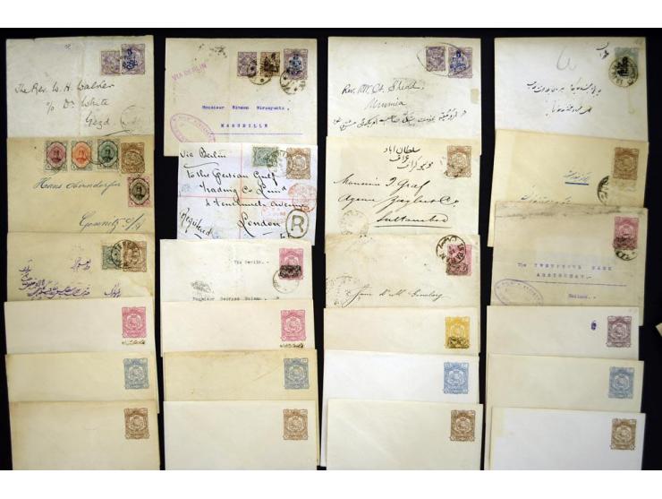 POSTAL STATIONARY: 1879/1904 (ca.), about 260 unused and used postal stationary envelopes and wrappers, including many items 