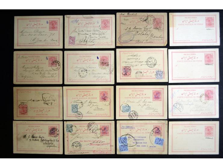 1904/08, 44 picture postal stationery cards, showing various scenes of buildings and people, most used but some unused, a ver