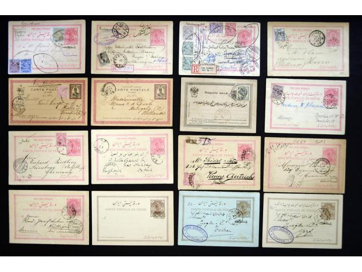 ca.1891/1906, approximately 240 postal stationery cards, mostly used but some unused, also includes used and unused postal re