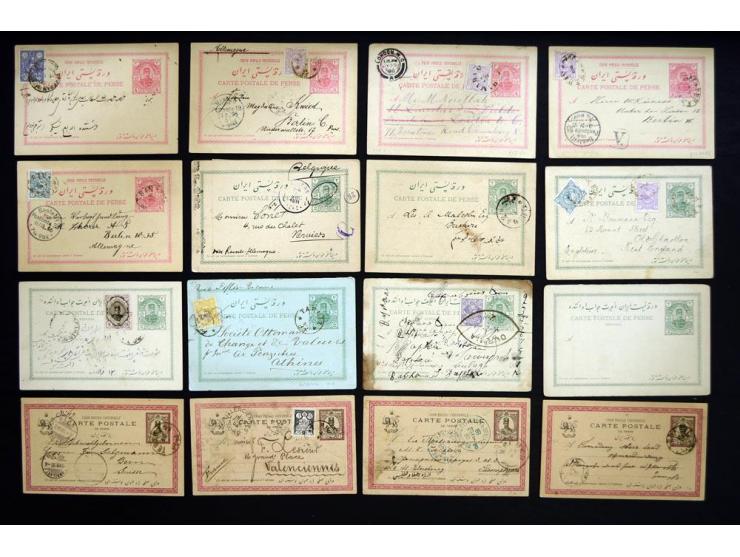 ca.1891/1906, approximately 240 postal stationery cards, mostly used but some unused, also includes used and unused postal re