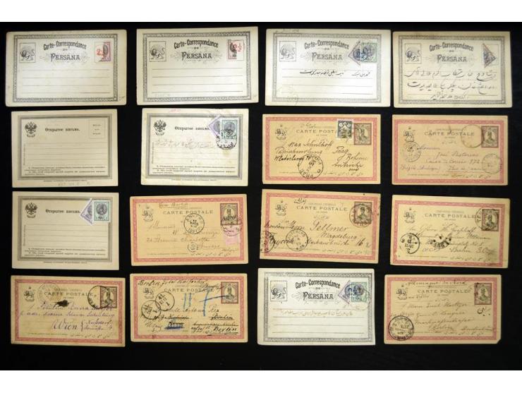 ca.1891/1906, approximately 240 postal stationery cards, mostly used but some unused, also includes used and unused postal re