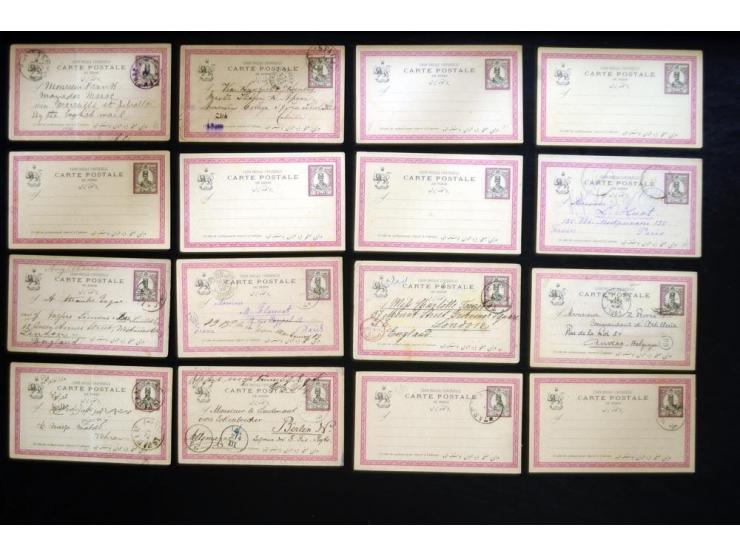 ca.1891/1906, approximately 240 postal stationery cards, mostly used but some unused, also includes used and unused postal re