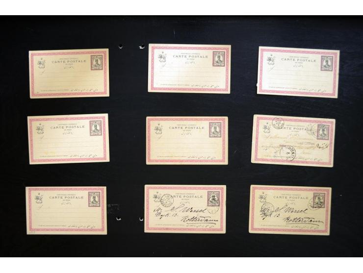 ca.1891/1906, approximately 240 postal stationery cards, mostly used but some unused, also includes used and unused postal re