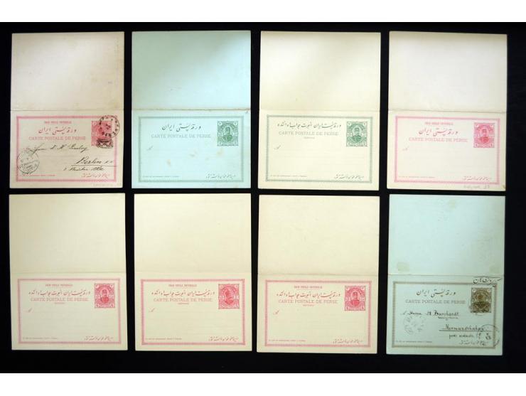 ca.1891/1906, approximately 240 postal stationery cards, mostly used but some unused, also includes used and unused postal re