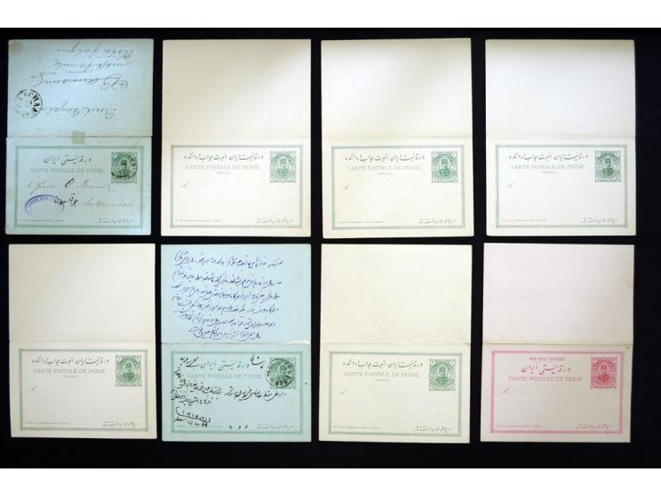ca.1891/1906, approximately 240 postal stationery cards, mostly used but some unused, also includes used and unused postal re