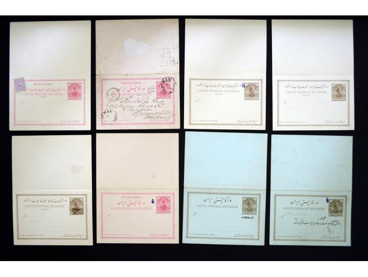 ca.1891/1906, approximately 240 postal stationery cards, mostly used but some unused, also includes used and unused postal re