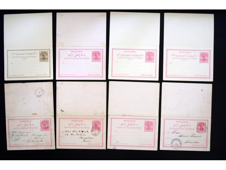 ca.1891/1906, approximately 240 postal stationery cards, mostly used but some unused, also includes used and unused postal re