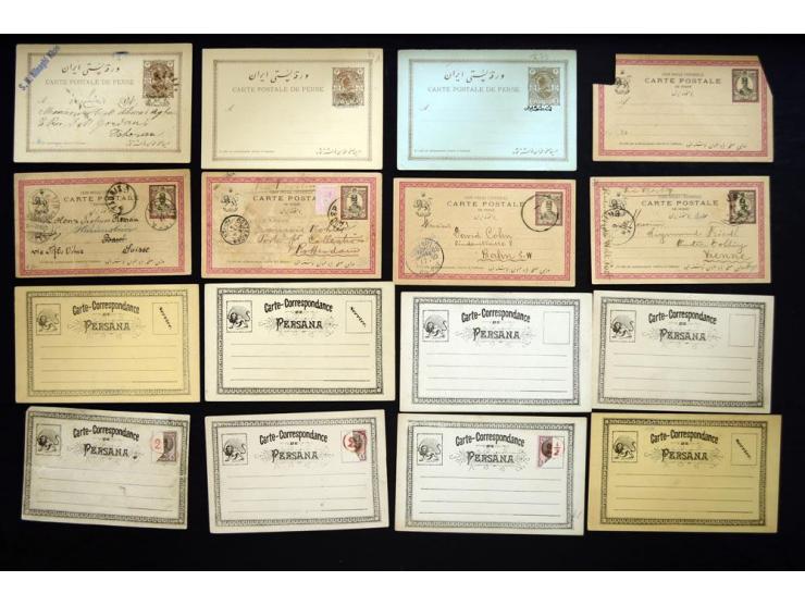 ca.1891/1906, approximately 240 postal stationery cards, mostly used but some unused, also includes used and unused postal re