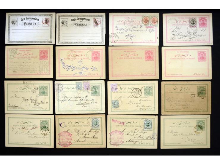 ca.1891/1906, approximately 240 postal stationery cards, mostly used but some unused, also includes used and unused postal re