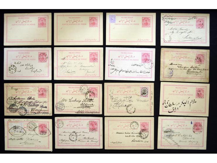 ca.1891/1906, approximately 240 postal stationery cards, mostly used but some unused, also includes used and unused postal re