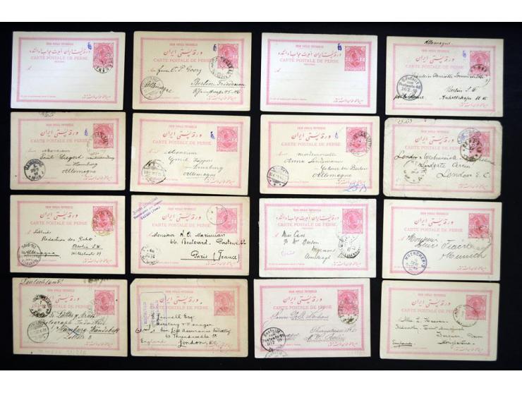 ca.1891/1906, approximately 240 postal stationery cards, mostly used but some unused, also includes used and unused postal re