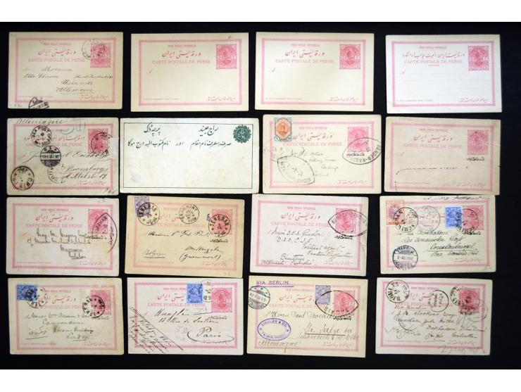 ca.1891/1906, approximately 240 postal stationery cards, mostly used but some unused, also includes used and unused postal re