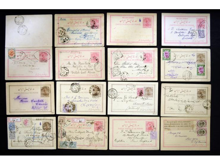 ca.1891/1906, approximately 240 postal stationery cards, mostly used but some unused, also includes used and unused postal re