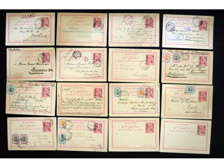 1910/1972, stationery cards, approximately 215 items, used and unused, highlights include unused 1921 5 ch. on 2 ch. green, u