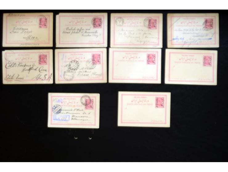 1910/1972, stationery cards, approximately 215 items, used and unused, highlights include unused 1921 5 ch. on 2 ch. green, u