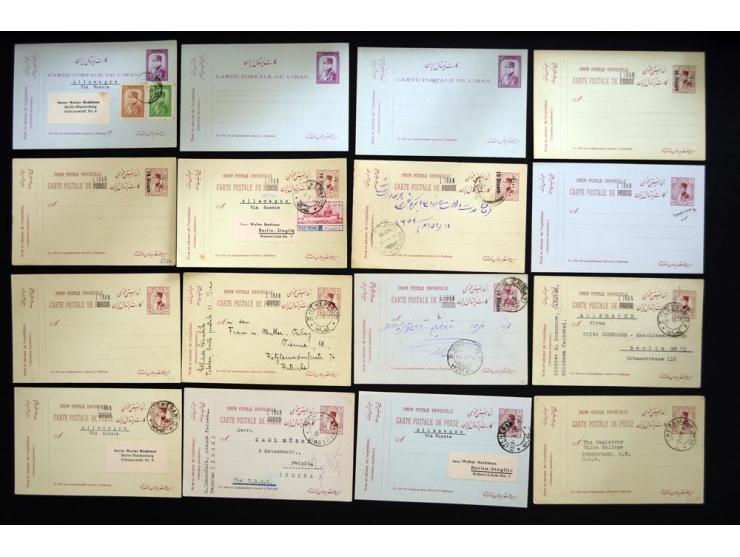 1910/1972, stationery cards, approximately 215 items, used and unused, highlights include unused 1921 5 ch. on 2 ch. green, u