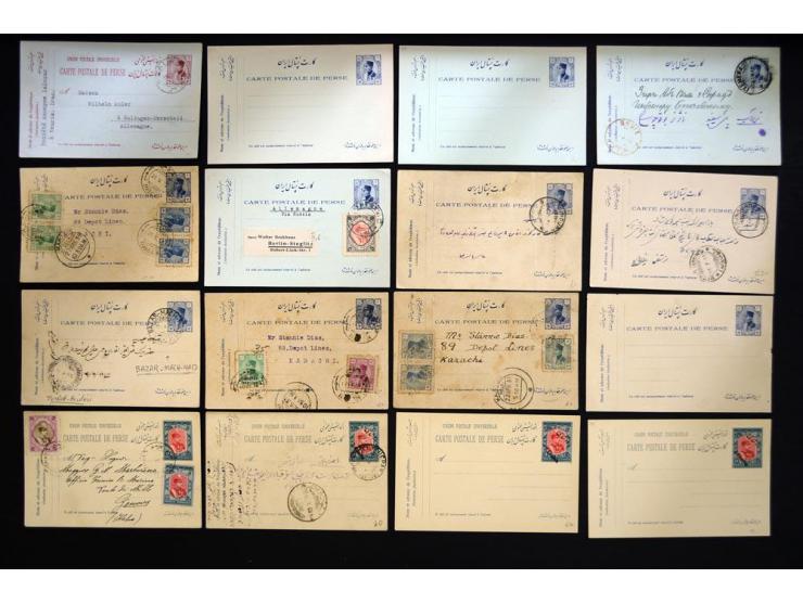 1910/1972, stationery cards, approximately 215 items, used and unused, highlights include unused 1921 5 ch. on 2 ch. green, u