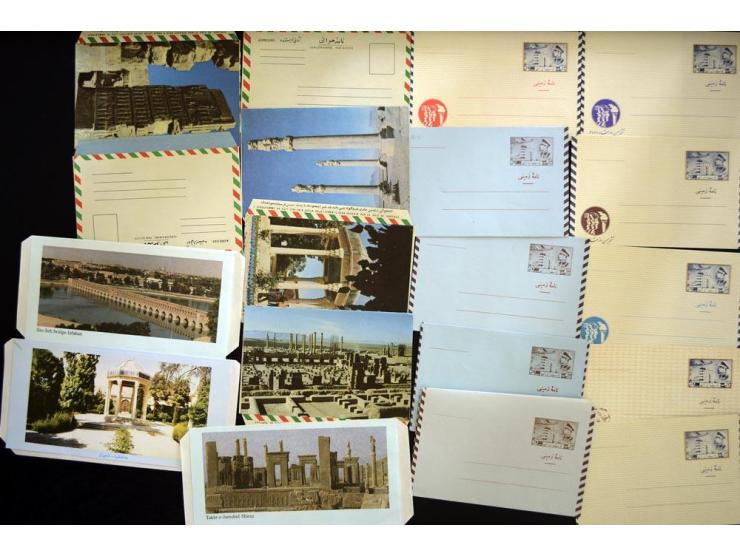 1956/80 (ca.), about 240 aerogrammes, unused and used, includin some better items
