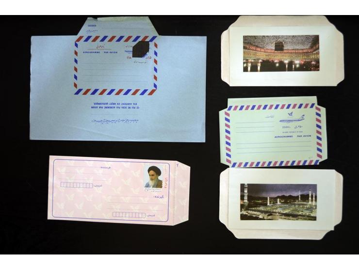 1956/80 (ca.), about 240 aerogrammes, unused and used, includin some better items