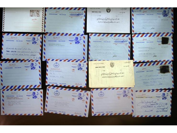 1956/80 (ca.), about 240 aerogrammes, unused and used, includin some better items