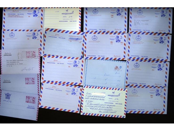 1956/80 (ca.), about 240 aerogrammes, unused and used, includin some better items