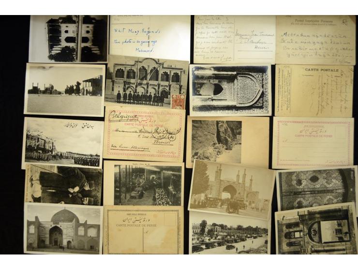 1905/ca.1920s, Picture Postcards, approximately 90 postcards of Persia, many showing street and city views as well as people,