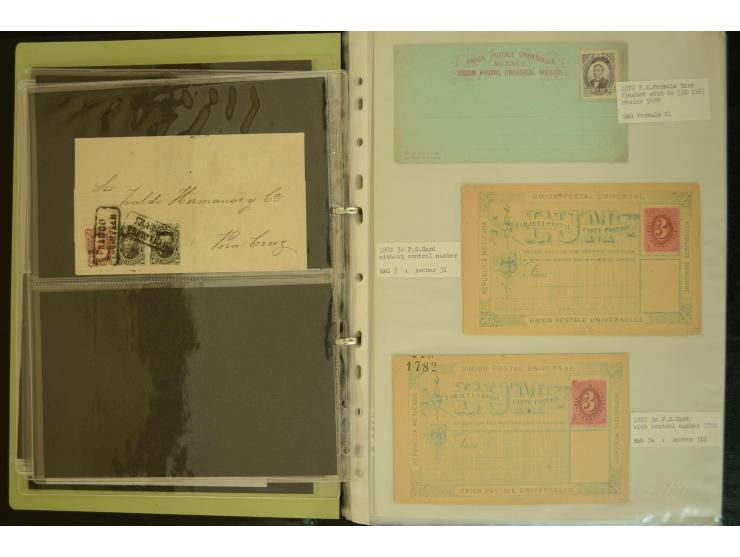 1856/1923, Posten Briefe, Briefteile und viele Ganzsachen, die Briefe und Briefteile alle sign. A. Diena