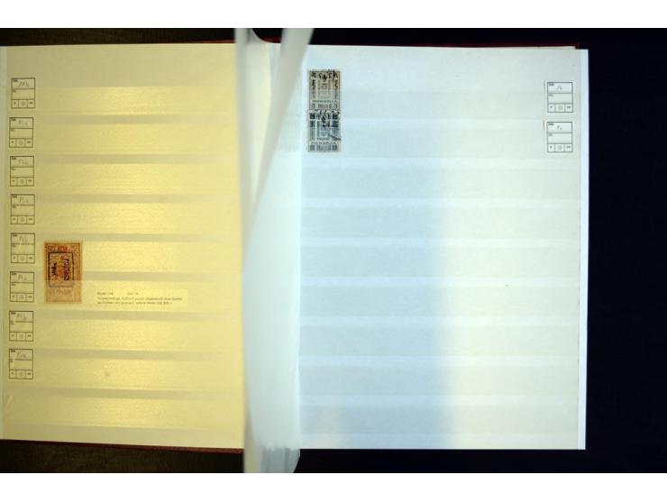 1924/59, ungebrauchte und gestempelte Sammlung mit Doubletten im Einsteckbuch, dabei Mi.-Nr. 14a (Mi. 600,-) und Mi.-Nr. 22, 