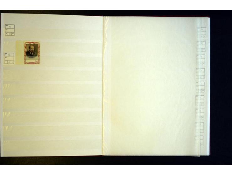 1924/59, ungebrauchte und gestempelte Sammlung mit Doubletten im Einsteckbuch, dabei Mi.-Nr. 14a (Mi. 600,-) und Mi.-Nr. 22, 