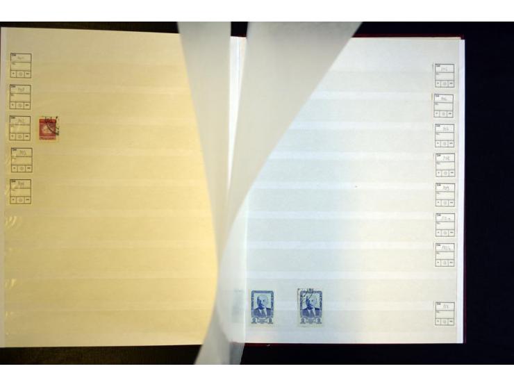1924/59, ungebrauchte und gestempelte Sammlung mit Doubletten im Einsteckbuch, dabei Mi.-Nr. 14a (Mi. 600,-) und Mi.-Nr. 22, 