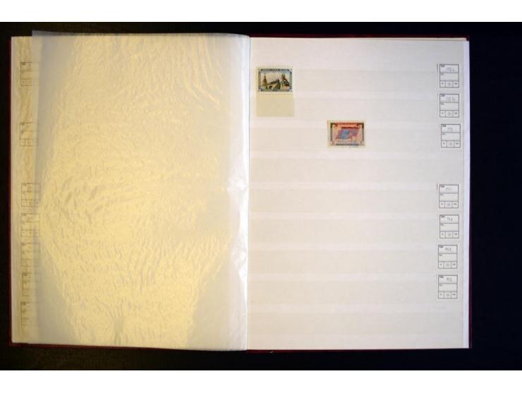 1924/59, ungebrauchte und gestempelte Sammlung mit Doubletten im Einsteckbuch, dabei Mi.-Nr. 14a (Mi. 600,-) und Mi.-Nr. 22, 