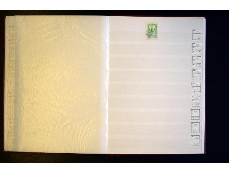 1924/59, ungebrauchte und gestempelte Sammlung mit Doubletten im Einsteckbuch, dabei Mi.-Nr. 14a (Mi. 600,-) und Mi.-Nr. 22, 