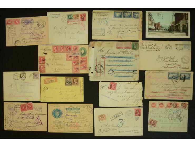 1835/1940 (ca.), umfangreicher Posten ab Vorphila mit ca. 140 Briefen, Karten und Ganzsachen, dabei sehr viel Retou-Post inkl