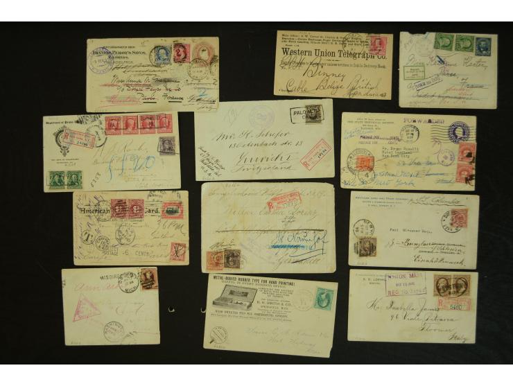 1835/1940 (ca.), umfangreicher Posten ab Vorphila mit ca. 140 Briefen, Karten und Ganzsachen, dabei sehr viel Retou-Post inkl