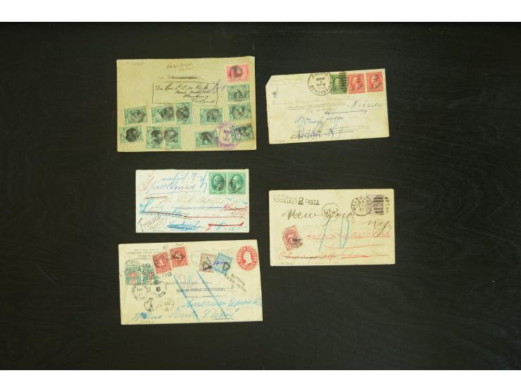 1835/1940 (ca.), umfangreicher Posten ab Vorphila mit ca. 140 Briefen, Karten und Ganzsachen, dabei sehr viel Retou-Post inkl