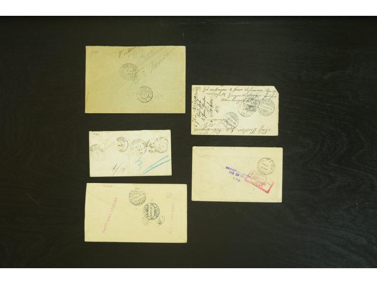 1835/1940 (ca.), umfangreicher Posten ab Vorphila mit ca. 140 Briefen, Karten und Ganzsachen, dabei sehr viel Retou-Post inkl