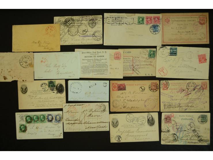1835/1940 (ca.), umfangreicher Posten ab Vorphila mit ca. 140 Briefen, Karten und Ganzsachen, dabei sehr viel Retou-Post inkl
