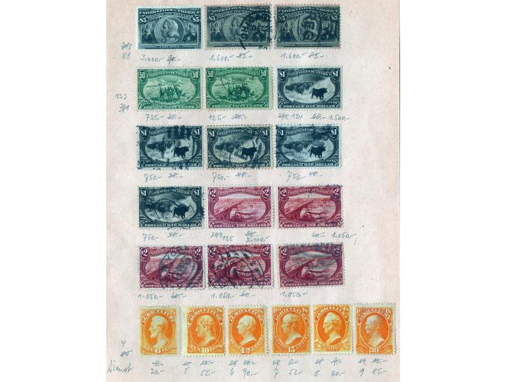 1847/1930 (ca.), ungebrauchte und gestempelte kleine Partie, dabei Mi.Nr. 25,86,88(2),101,124(4),125(4),151 gestempelt, Mi.Nr