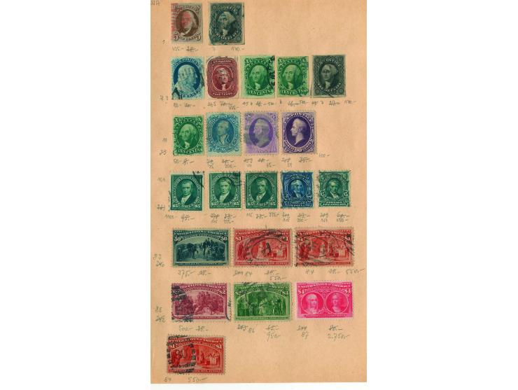 1847/1930 (ca.), ungebrauchte und gestempelte kleine Partie, dabei Mi.Nr. 25,86,88(2),101,124(4),125(4),151 gestempelt, Mi.Nr