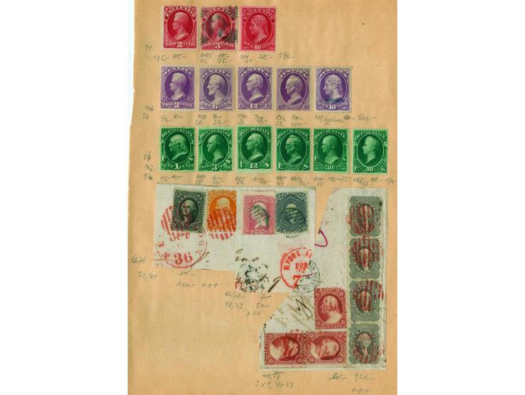 1847/1930 (ca.), ungebrauchte und gestempelte kleine Partie, dabei Mi.Nr. 25,86,88(2),101,124(4),125(4),151 gestempelt, Mi.Nr