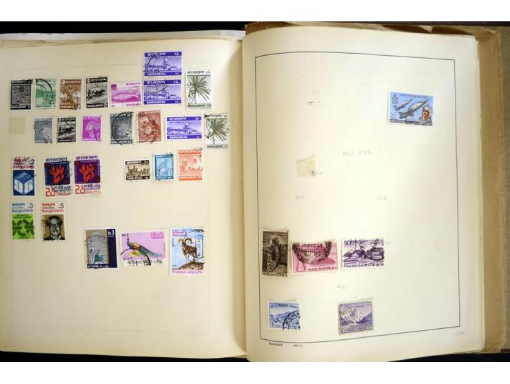 1870/1980, interessante Partie mit Teilsammlungen und Doubletten, Schwerpunkt Asien mit Thailand, China, Pakistan, Japan und 