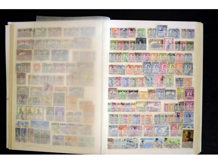 1870/1980, interessante Partie mit Teilsammlungen und Doubletten, Schwerpunkt Asien mit Thailand, China, Pakistan, Japan und 