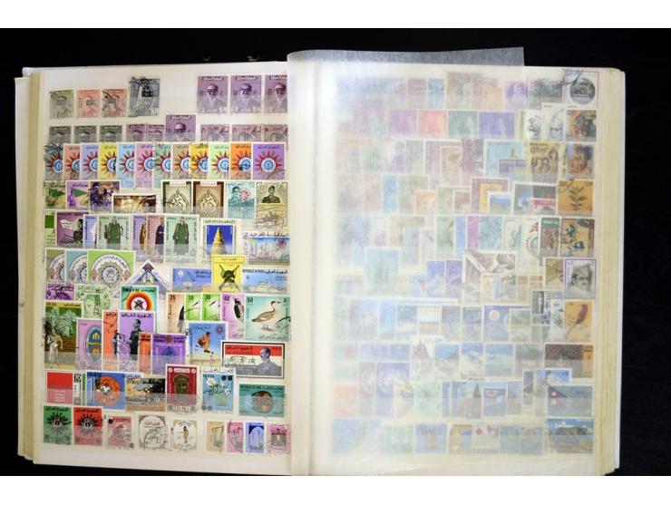 1870/1980, interessante Partie mit Teilsammlungen und Doubletten, Schwerpunkt Asien mit Thailand, China, Pakistan, Japan und 