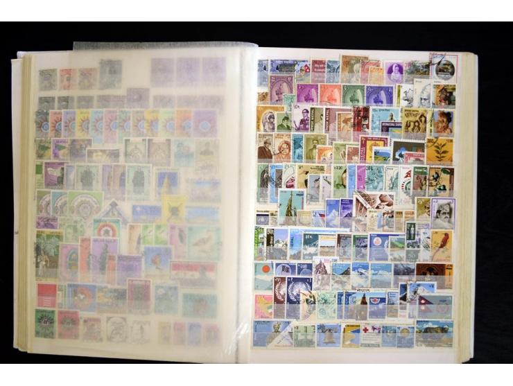 1870/1980, interessante Partie mit Teilsammlungen und Doubletten, Schwerpunkt Asien mit Thailand, China, Pakistan, Japan und 