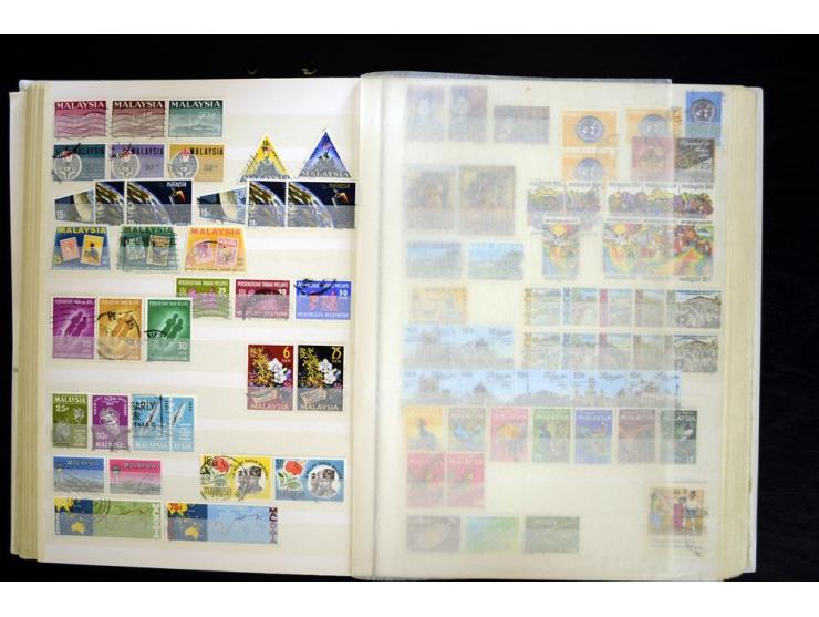 1870/1980, interessante Partie mit Teilsammlungen und Doubletten, Schwerpunkt Asien mit Thailand, China, Pakistan, Japan und 