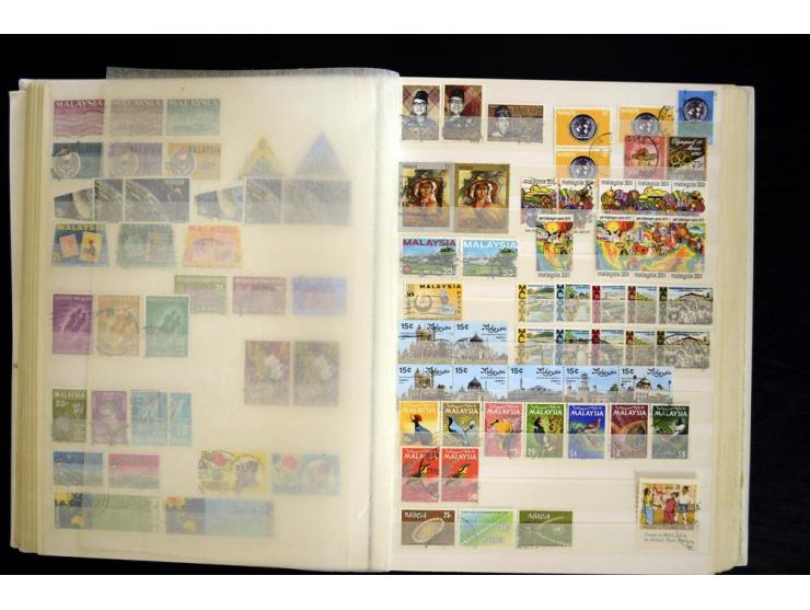 1870/1980, interessante Partie mit Teilsammlungen und Doubletten, Schwerpunkt Asien mit Thailand, China, Pakistan, Japan und 